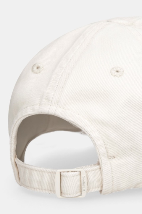 Tommy Hilfiger czapka z daszkiem bawełniana kolor beżowy AW0AW17987 - zdjęcie produktu nr 1