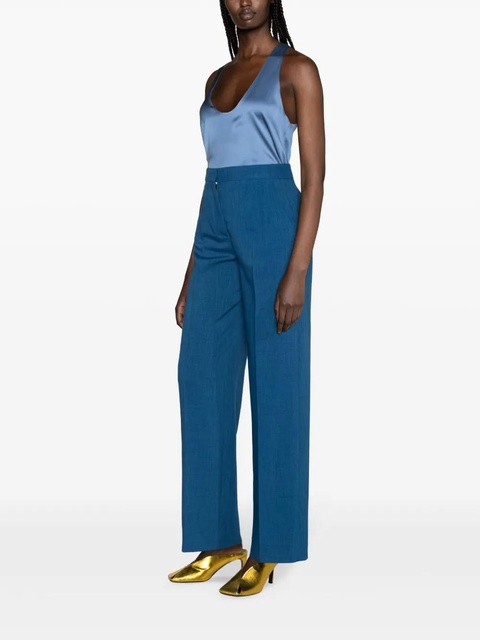 Tory Burch tailored melange trousers - Blue - zdjęcie produktu nr 2