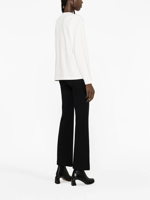 Jil Sander logo-print cotton sweatshirt - White - zdjęcie produktu nr 2