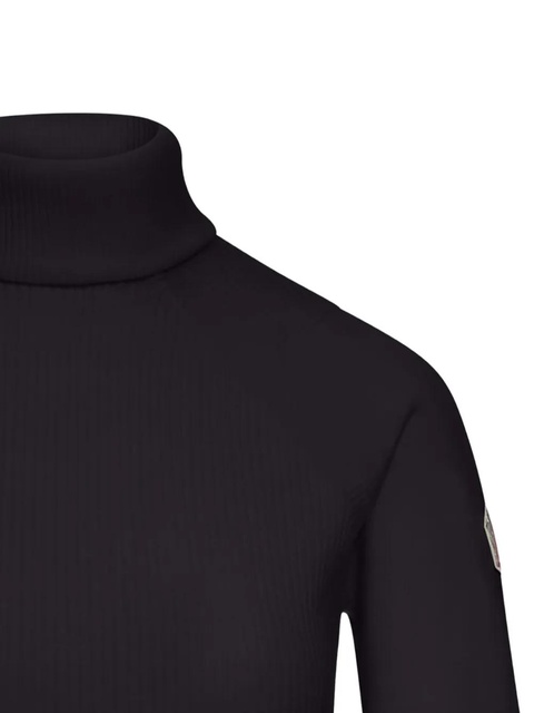 Moncler Grenoble roll-neck logo-patch sweater - Black - zdjęcie produktu nr 2