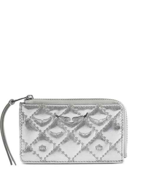 Zadig&Voltaire diamond-pattern wallet - Silver - zdjęcie produktu nr 1