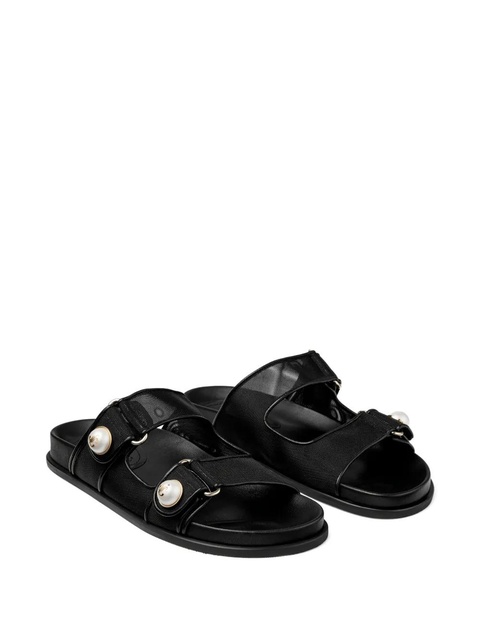 Jimmy Choo Fayence pearl-embellished sandals - Black - zdjęcie produktu nr 2
