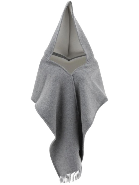 Ferragamo hooded scarf - Grey - zdjęcie produktu nr 1