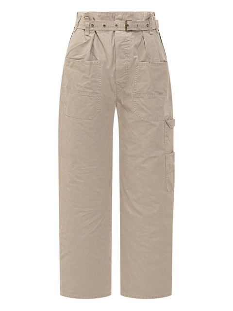 MARANT ÉTOILE belted pocket trousers - Neutrals - zdjęcie produktu nr 1