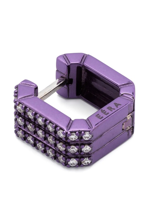 EÉRA 18kt white gold Candy diamond earring - Purple - zdjęcie produktu nr 1