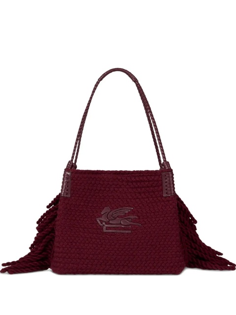 ETRO small Libra fringed tote bag - Red - zdjęcie produktu nr 1