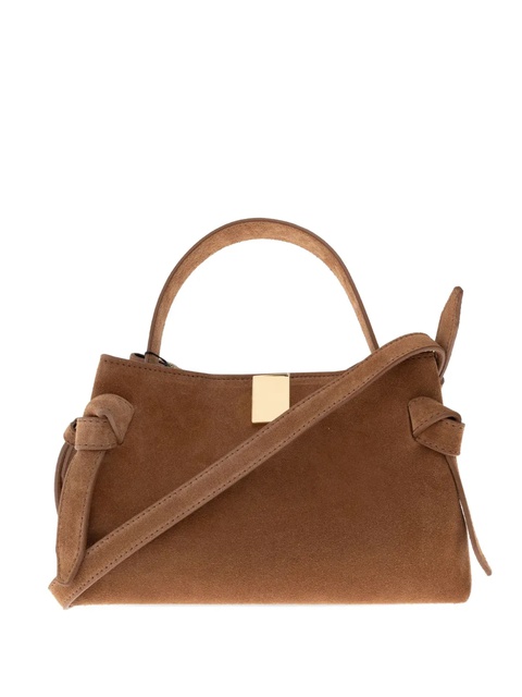 Yuzefi Gyoza suede cross body bag - Brown - zdjęcie produktu nr 1