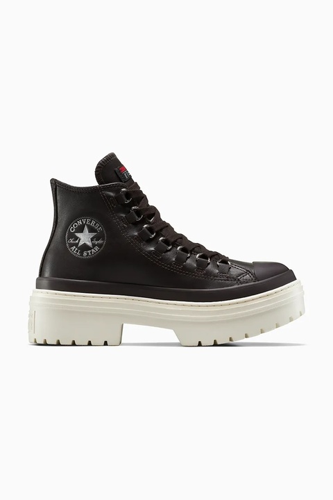 Converse trampki skórzane Chuck Taylor All Star Lugged Heel Cc kolor brązowy A12982C - zdjęcie produktu nr 1