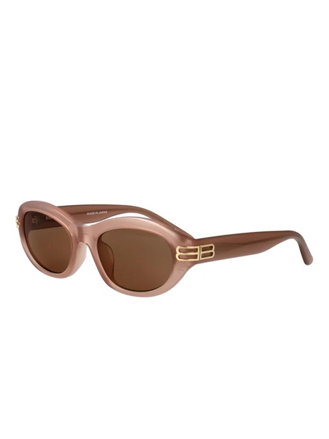 Balenciaga Eyewear oval-frame sunglasses - Neutrals - zdjęcie produktu nr 1