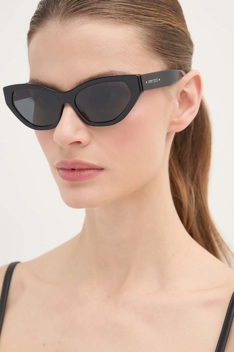 Jimmy Choo okulary przeciwsłoneczne damskie kolor czarny 0JC5022B - zdjęcie produktu nr 2