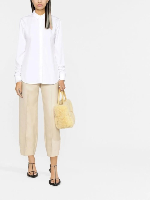 Jil Sander cotton long-sleeve shirt - White - zdjęcie produktu nr 2
