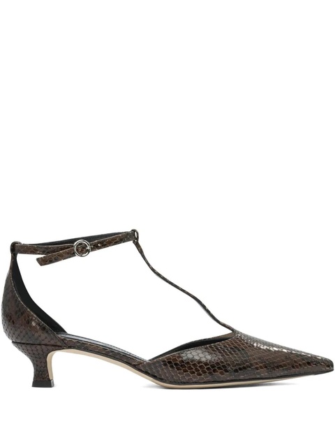Aeyde Liz T-bar pumps - Brown - zdjęcie produktu nr 1