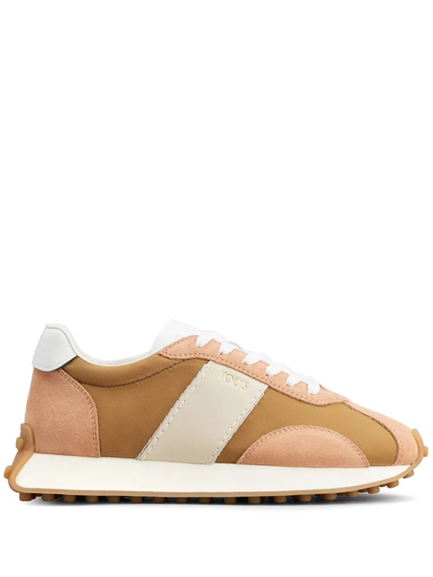Tod's suede-trimmed sneakers - Brown - zdjęcie produktu nr 1