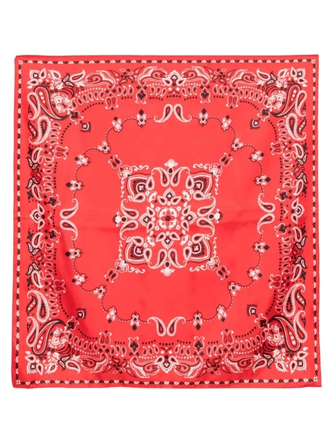 SANDRO bandana-print scarf - Red - zdjęcie produktu nr 1