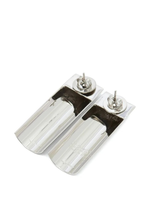 MM6 Maison Margiela Numbers-motif earrings - Silver - zdjęcie produktu nr 1