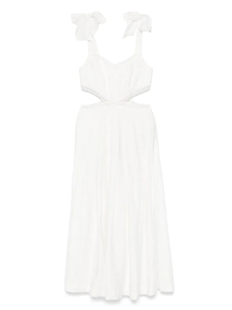 SANDRO Solena midi dress - White - zdjęcie produktu nr 1