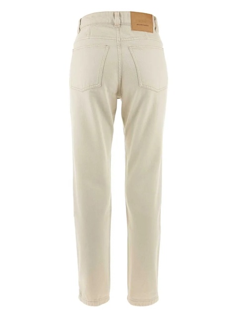 AMI Paris logo patch jeans - Neutrals - zdjęcie produktu nr 2