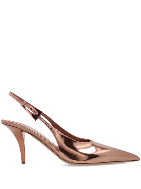 Paris Texas 75mm Jessica slingback pointed-toe pumps - Pink - zdjęcie produktu nr 1