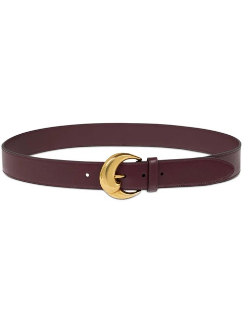 ETRO Paisley-buckle leather belt - Red - zdjęcie produktu nr 1