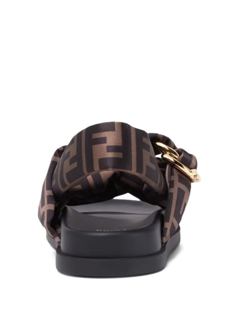 FENDI Feel FF logo sandals - Brown - zdjęcie produktu nr 2