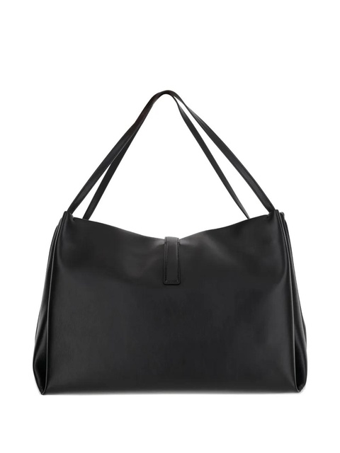 Ferragamo Gancini-clasp calfskin shoulder bag - Black - zdjęcie produktu nr 2