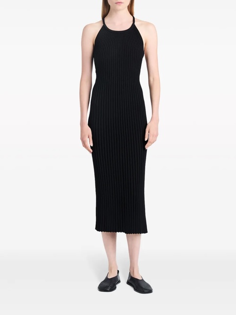 Proenza Schouler Vida ribbed-knit midi dress - Black - zdjęcie produktu nr 1