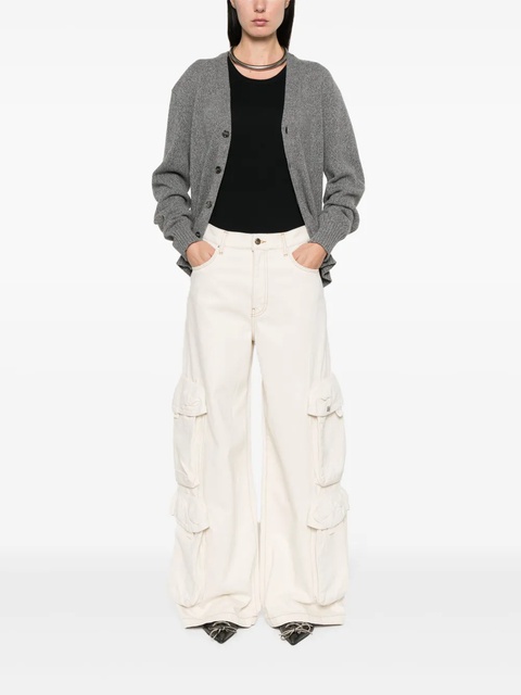 AMIRI high-waisted straight-leg jeans - Neutrals - zdjęcie produktu nr 2