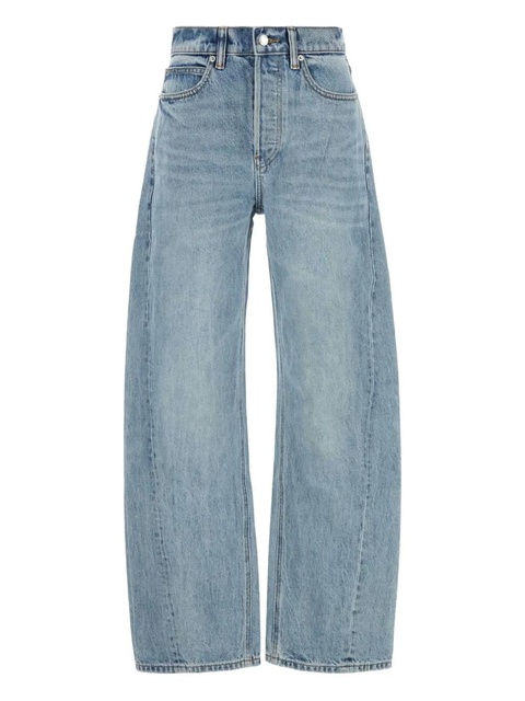 Alexander Wang logo-patch jeans - Blue - zdjęcie produktu nr 1