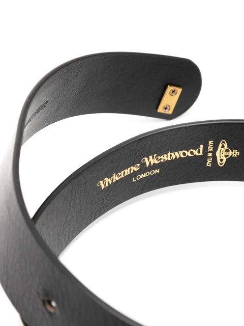Vivienne Westwood lock wide belt - Black - zdjęcie produktu nr 2