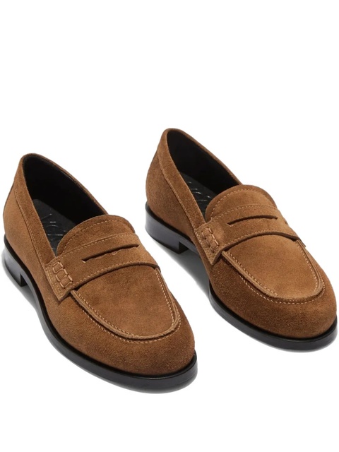Aeyde Oscar suede loafers - Brown - zdjęcie produktu nr 1