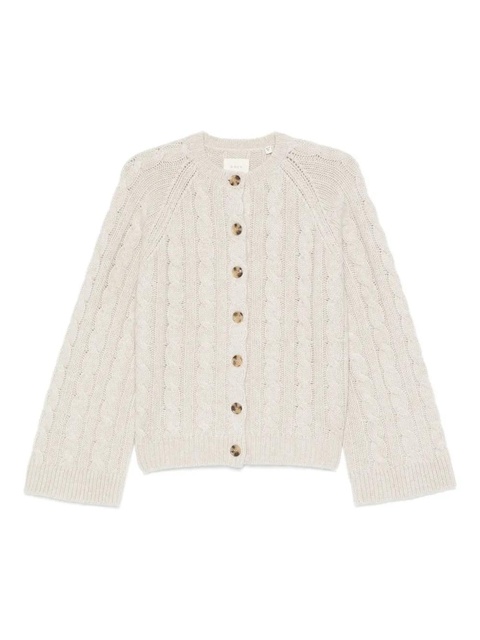 DÔEN Virginie cable-knit cardigan - Neutrals - zdjęcie produktu nr 1