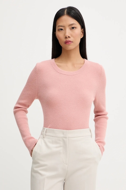 Marc O'Polo sweter z dodatkiem wełny damski kolor pomarańczowy 5000006938 - zdjęcie produktu nr 1