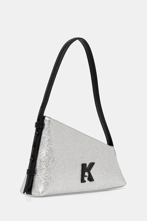 Karl Lagerfeld Jeans torebka kolor srebrny A4W30155 - zdjęcie produktu nr 2