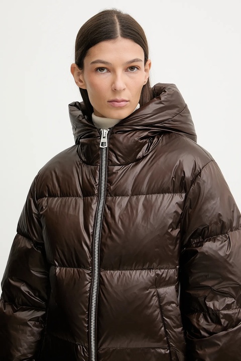 Marc O'Polo kurtka puchowa kolor brązowy zimowa 510099870185 - zdjęcie produktu nr 1