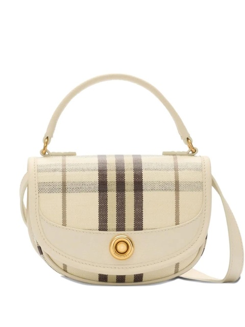 Burberry check-pattern mini bag - Neutrals - zdjęcie produktu nr 1