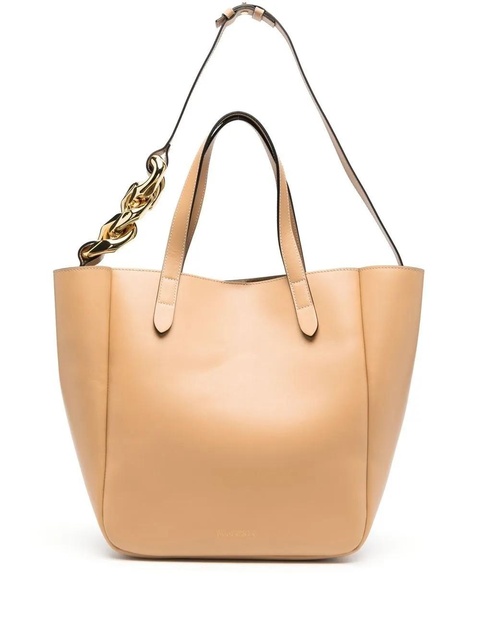 JW Anderson chain-detail leather tote - Neutrals - zdjęcie produktu nr 1