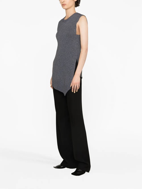 Jil Sander layered ribbed-knit jumper - Grey - zdjęcie produktu nr 2