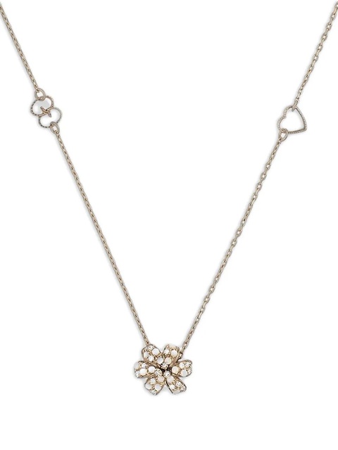Gucci 18K white gold diamond and mother-of-pearl necklace - Yellow - zdjęcie produktu nr 2