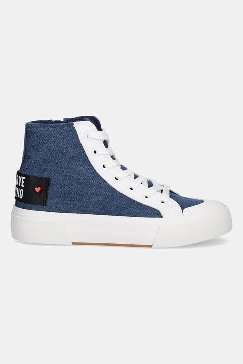 Love Moschino trampki damskie kolor granatowy JA15022G1MJO5700 - zdjęcie produktu nr 2