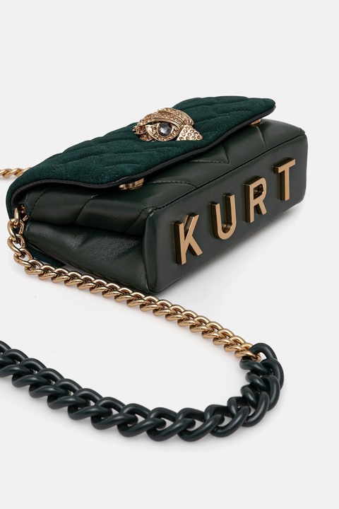 Kurt Geiger London torebka skórzana KENSINGTON kolor zielony 9594571219 - zdjęcie produktu nr 2