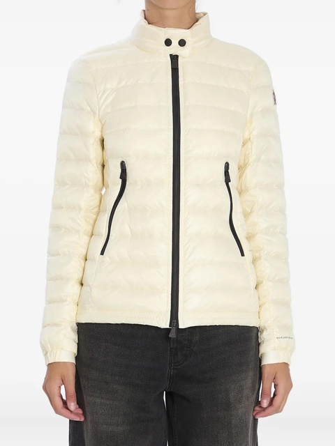 Moncler Grenoble quilted snap-buttoned collar coat - White - zdjęcie produktu nr 1