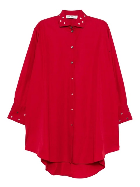 OUR LEGACY Frock mini dress - Red - zdjęcie produktu nr 1