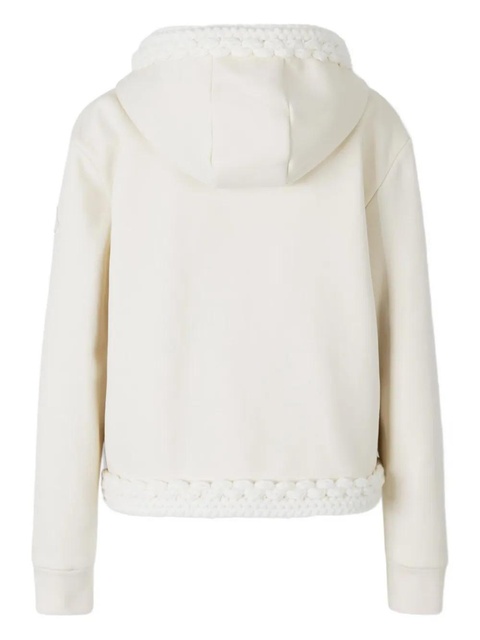 Moncler zip-up drawstring hoodie - White - zdjęcie produktu nr 1