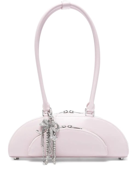 Self-Portrait Curved Charm shoulder bag - Purple - zdjęcie produktu nr 1