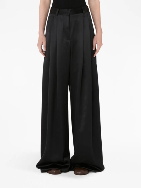 JW Anderson high-rise wide-leg trousers - Black - zdjęcie produktu nr 2