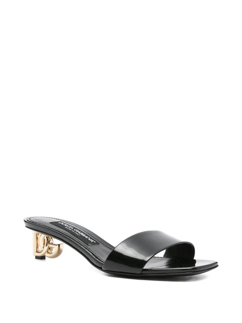 Dolce & Gabbana 50mm logo-detail sandals - Black - zdjęcie produktu nr 2