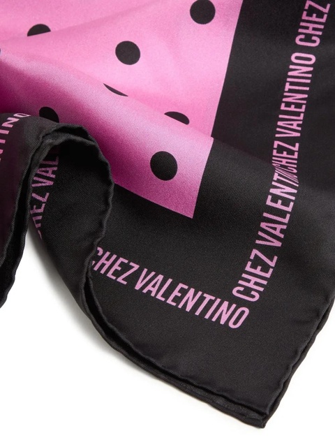 Valentino Garavani Chez scarf - Pink - zdjęcie produktu nr 2