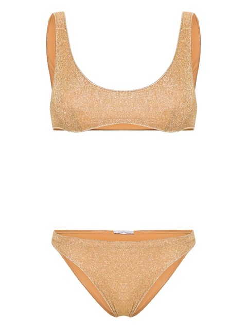 Oséree Lumière Sporty lurex bikini - Gold - zdjęcie produktu nr 1