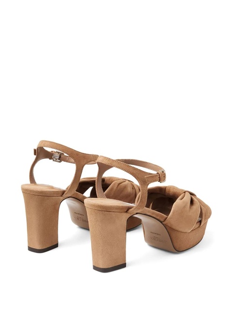 Jimmy Choo 80mm Heloise sandals - Brown - zdjęcie produktu nr 2