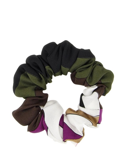PUCCI Iride-print scrunchie - Green - zdjęcie produktu nr 1
